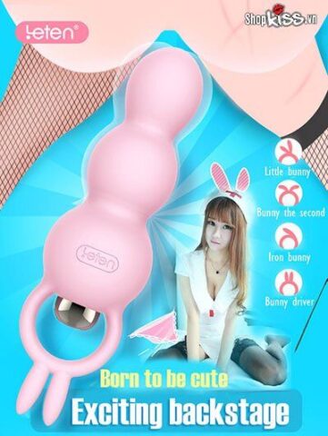 Leten Tai Thỏ HM57 Rung: Bí Mật Kích Thích Hậu Môn Nơi bán Dụng cụ kích thích hậu môn có rung Leten tai thỏ HM57 uy tín