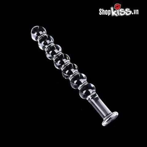DV52N: Chuỗi Hạt Hậu Môn Thủy Tinh Tinh Khiết Khơi Cảm Xúc Dụng cụ kích thích hậu môn thủy tinh chuỗi hạt DV52N tại sài gòn