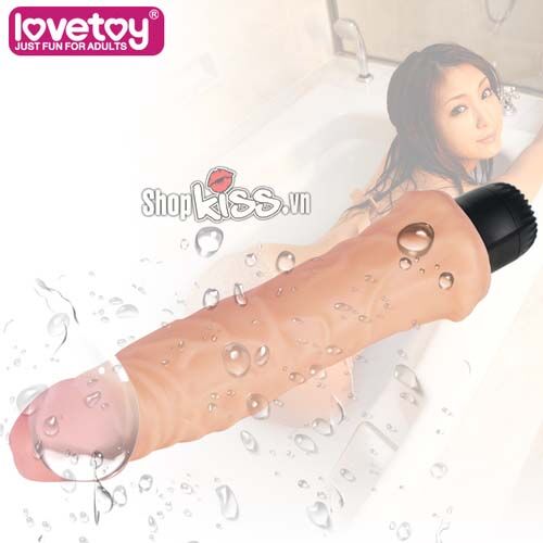 DV Lovetoy Real Feel DV55A: Chân thực đến từng đường gân Dương vật Lovetoy Real feel mềm mịn như thật DV55A cho chị em tự sướng cực đã