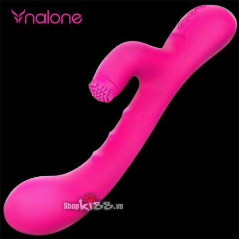 Ảnh cận cảnh máy rung liếm điểm G Nalone Idol DC55B màu hồng quyến rũ