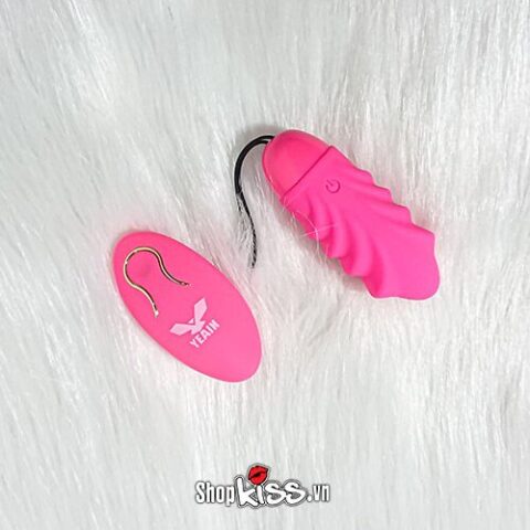 Trứng rung gai Yeain Sakura EG06A màu hồng trên nền trắng giới thiệu sản phẩm đồ chơi tình dục nữ tại Do18.net