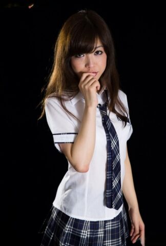 51247757_001_c04d Japanese schoolgirl flashes a no panty upskirt before jerking off a cock