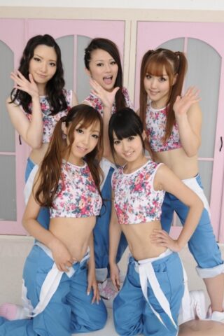 70966043_004_66e0 Hot Asian teens drop their pants to model their sexy slim bodies together