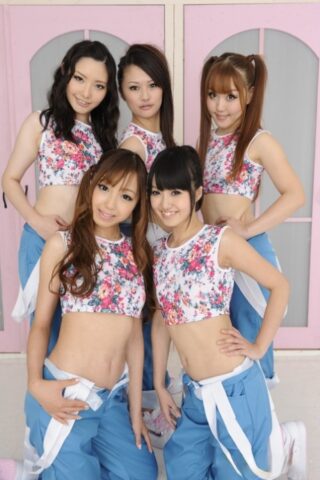 70966043_005_1163 Hot Asian teens drop their pants to model their sexy slim bodies together